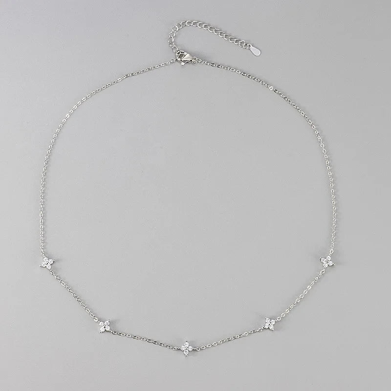 Gold Plated Clover Necklace