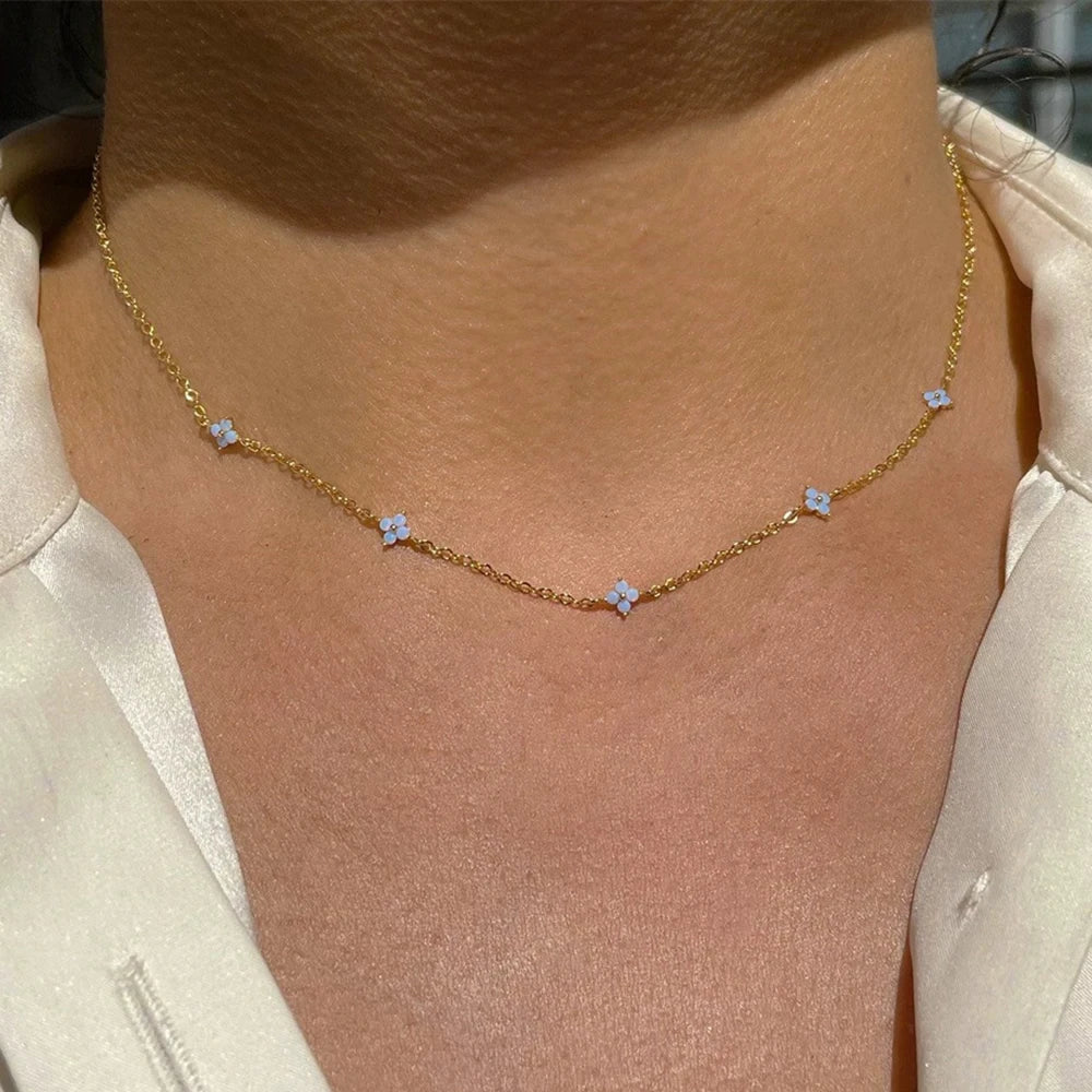 Gold Plated Clover Necklace