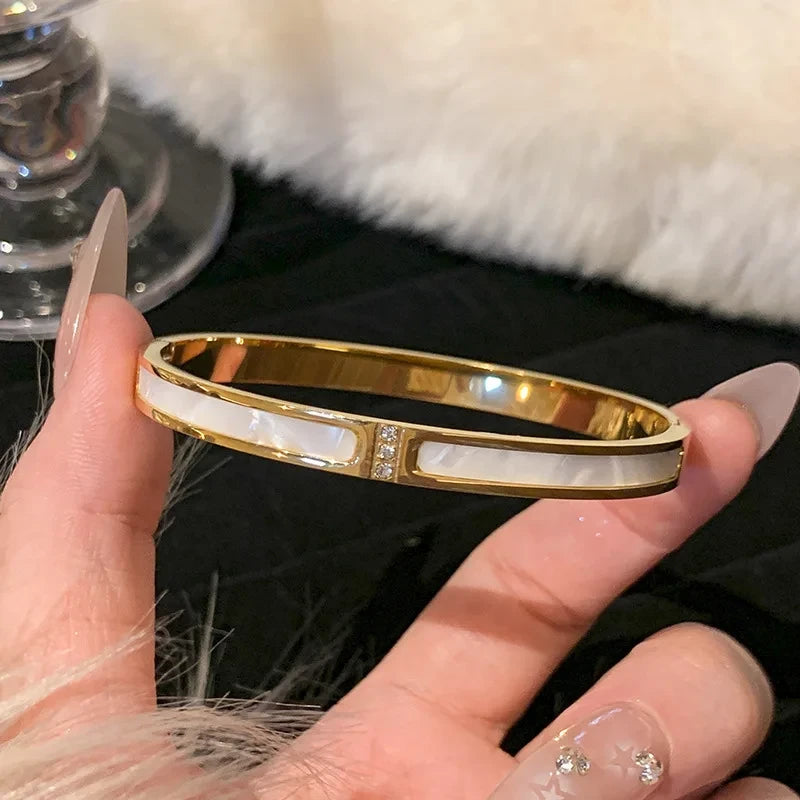 Sparkling Zircon Bangle