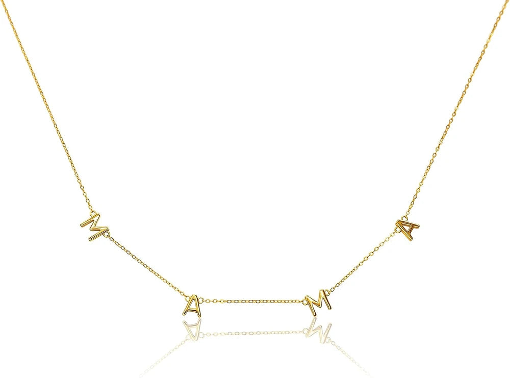 Mama Necklace Gold-Dipped