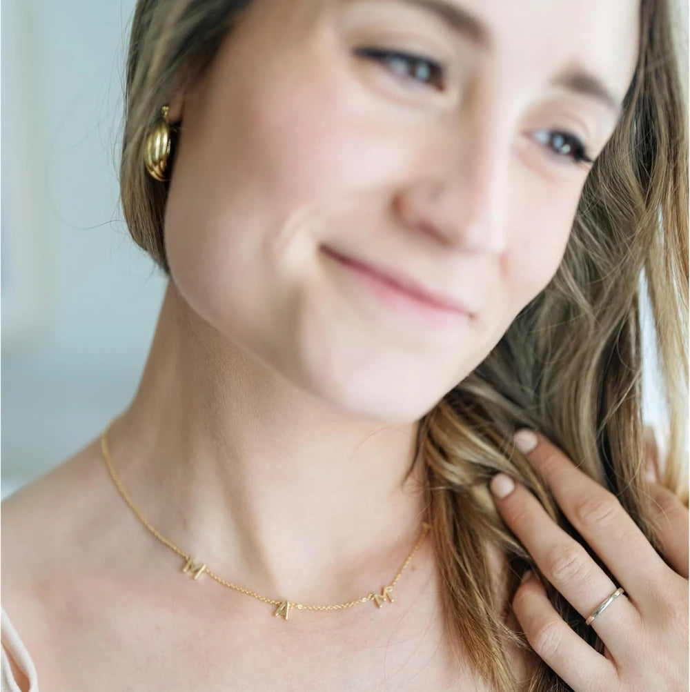 Mama Necklace Gold-Dipped